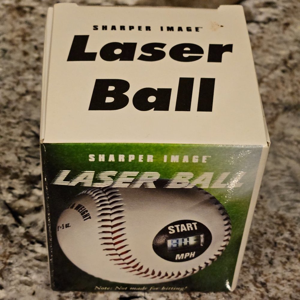 BRAND NEW SHARPER IMAGE LASER BALL BASEBALL